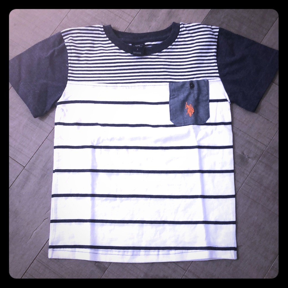 T-shirt, rags removed, never worn